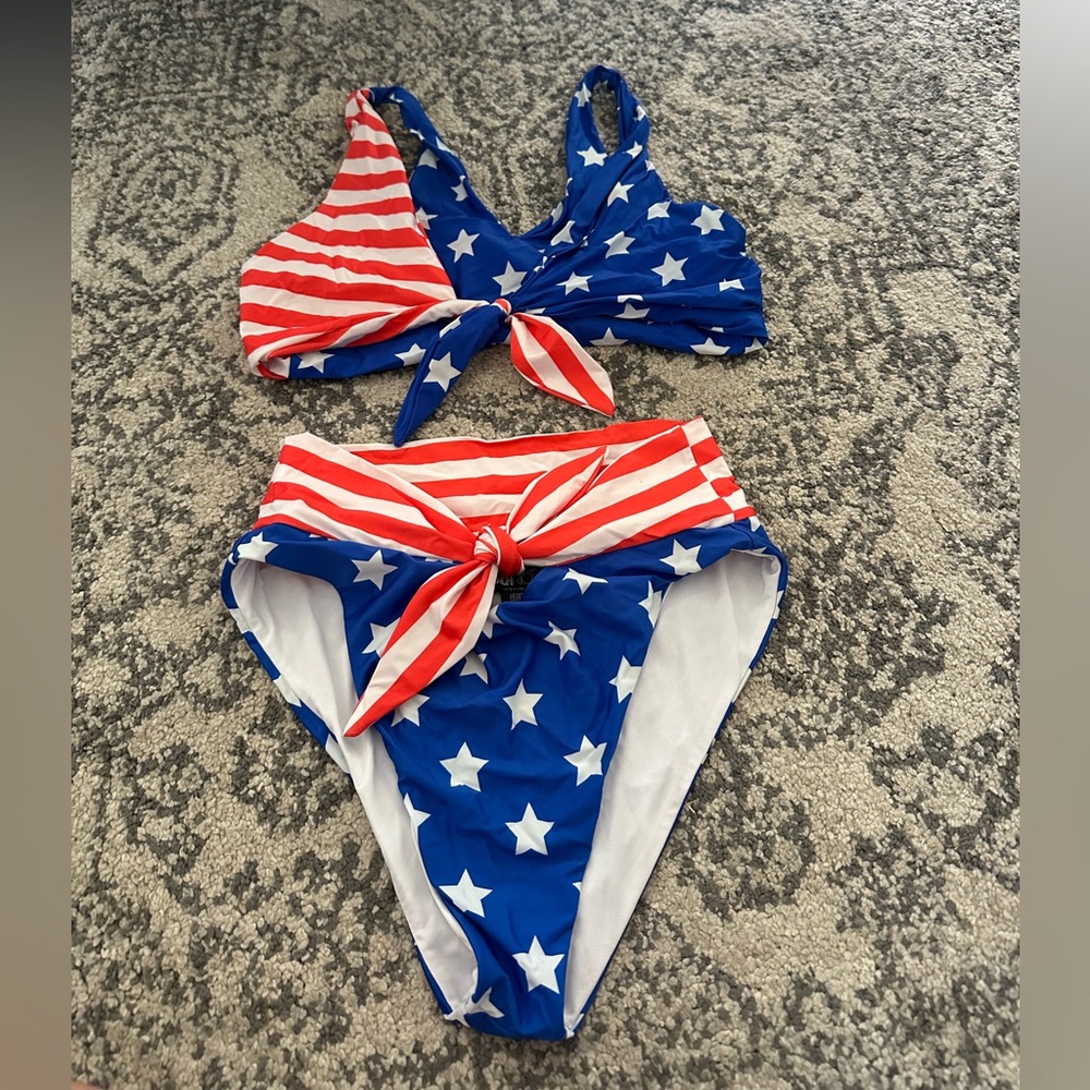 Stars and Stripes Bikini Set